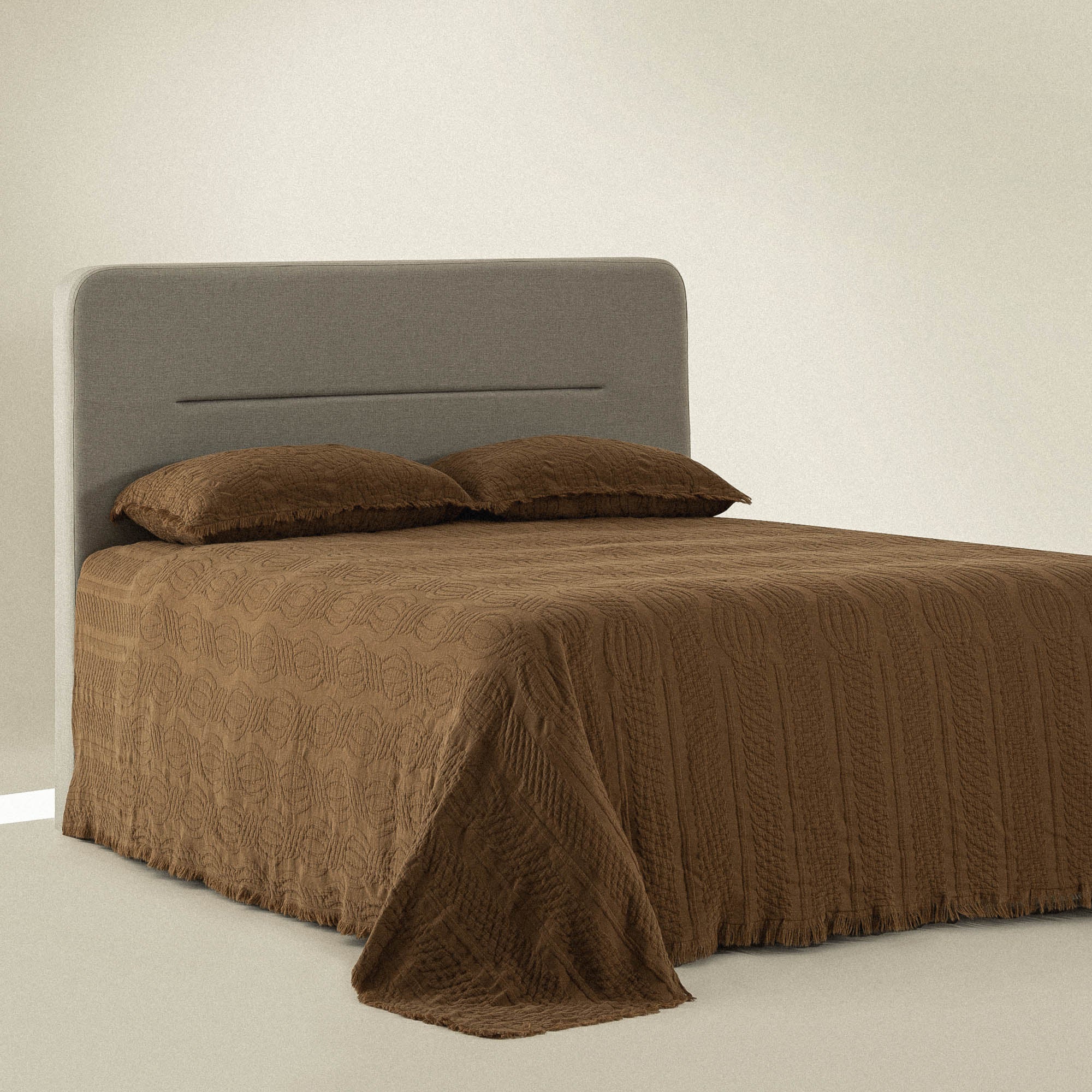 Hifa Turkish Cotton Double Pique Set Brown