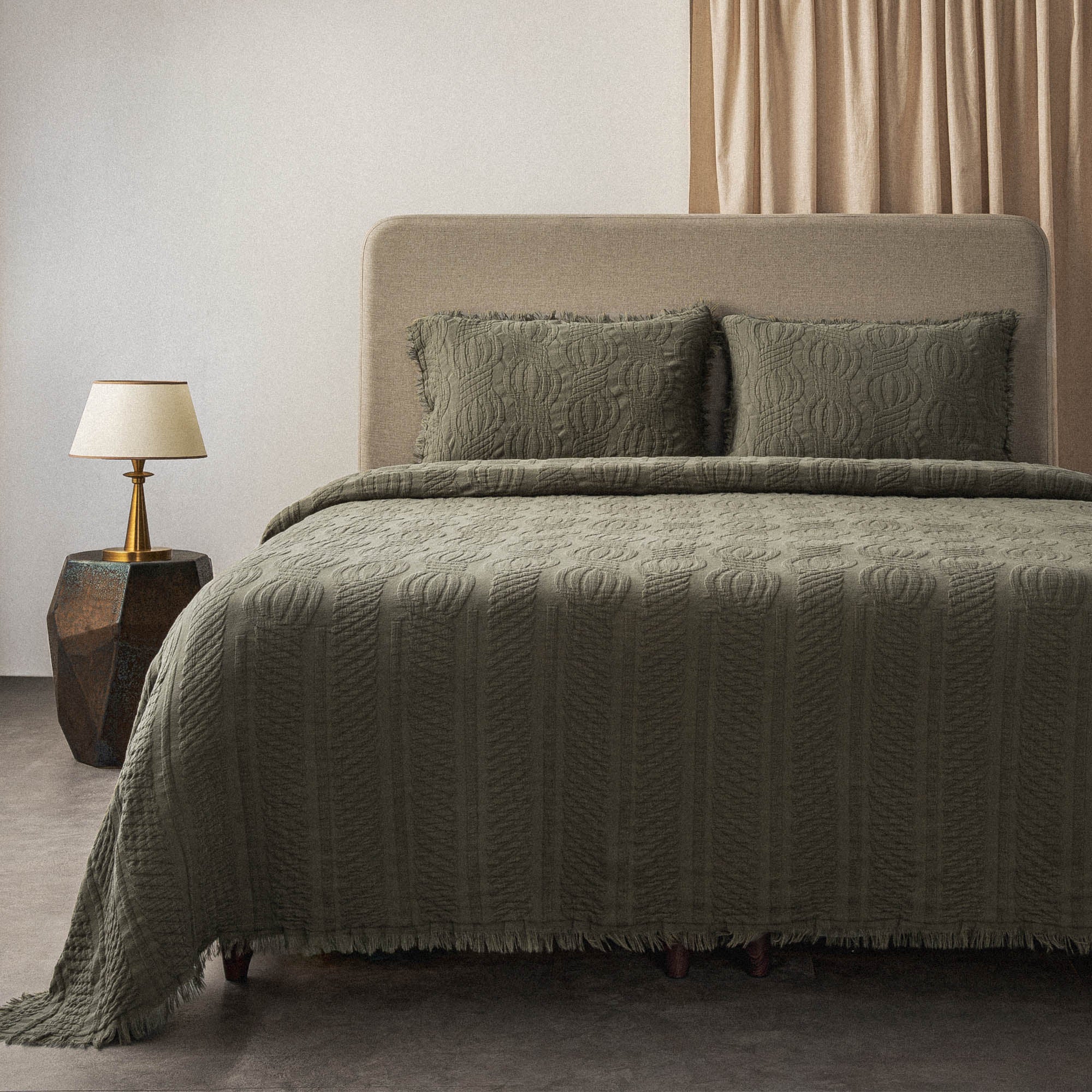Hifa Turkish Cotton Double Pique Set Green