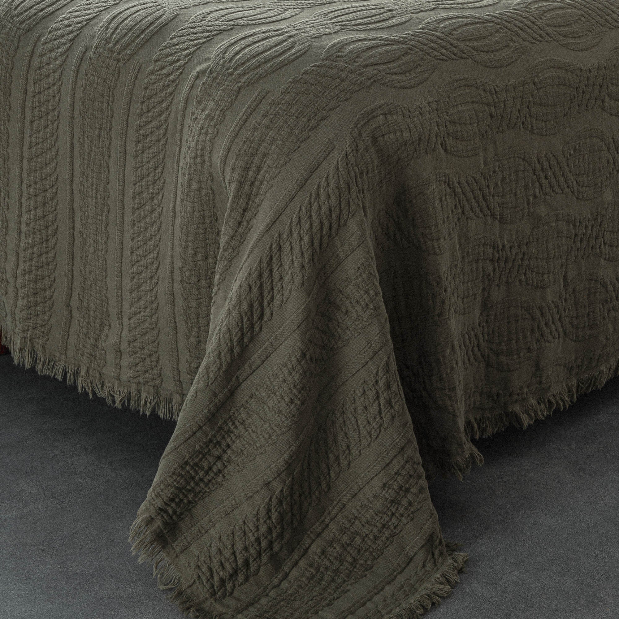 Hifa Turkish Cotton Double Pique Set Green