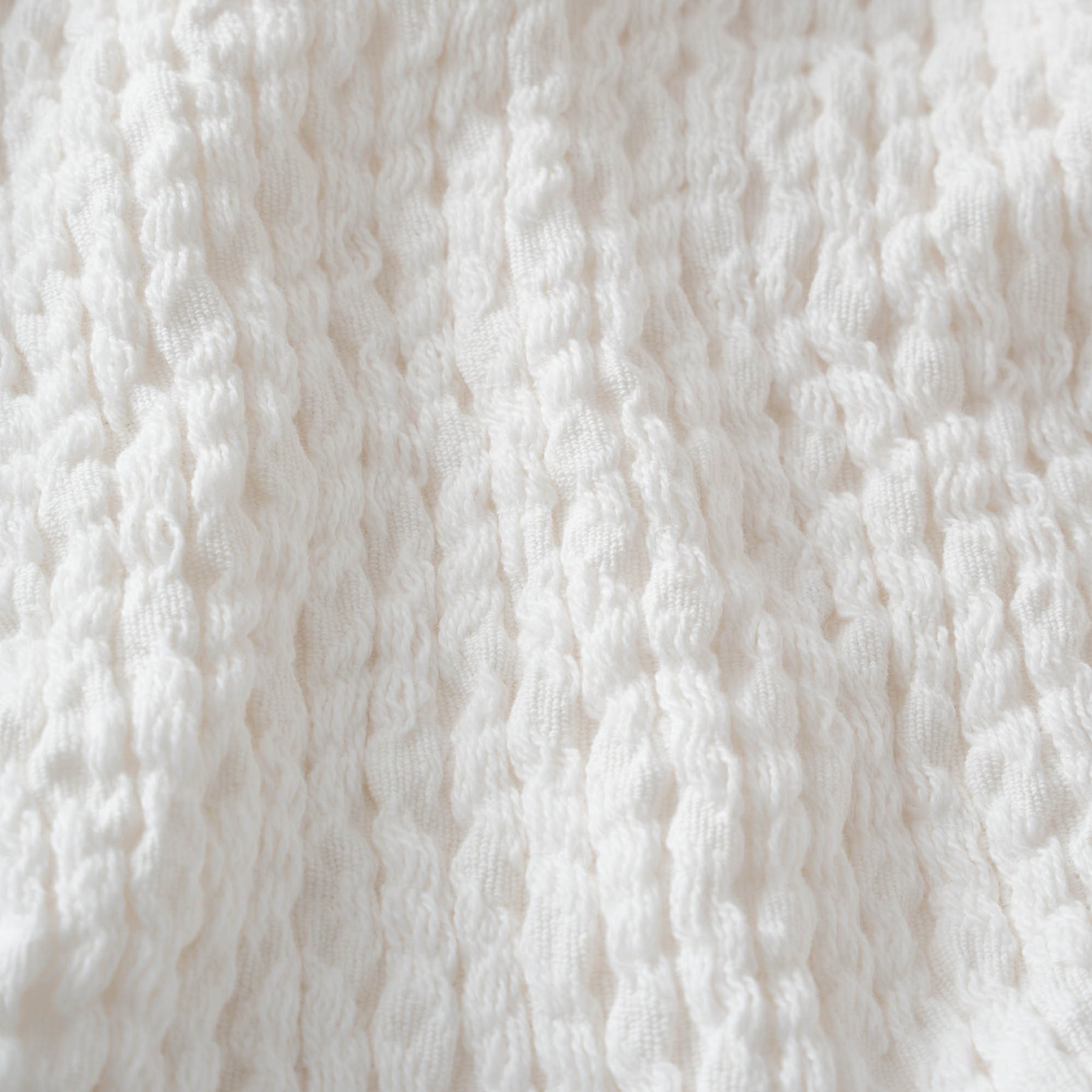 Lara Turkish Cotton Single Pique Bedspread Cream