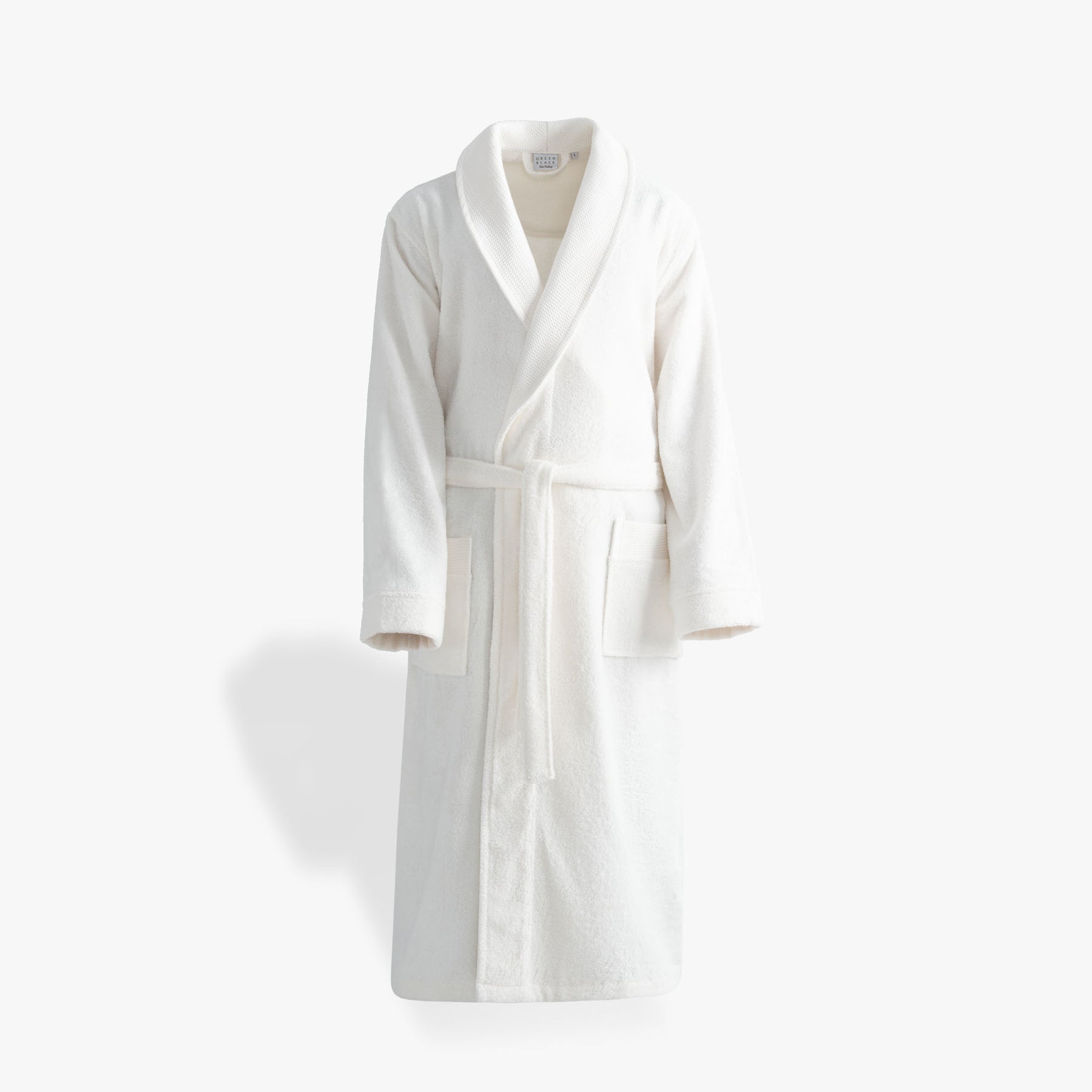 Lara Turkish Cotton Men's Bathrobe Cream