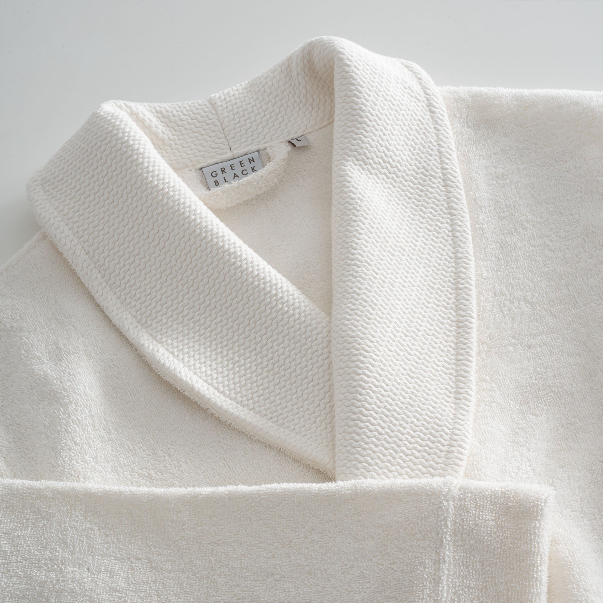 Lara Turkish Cotton Men's Bathrobe Cream