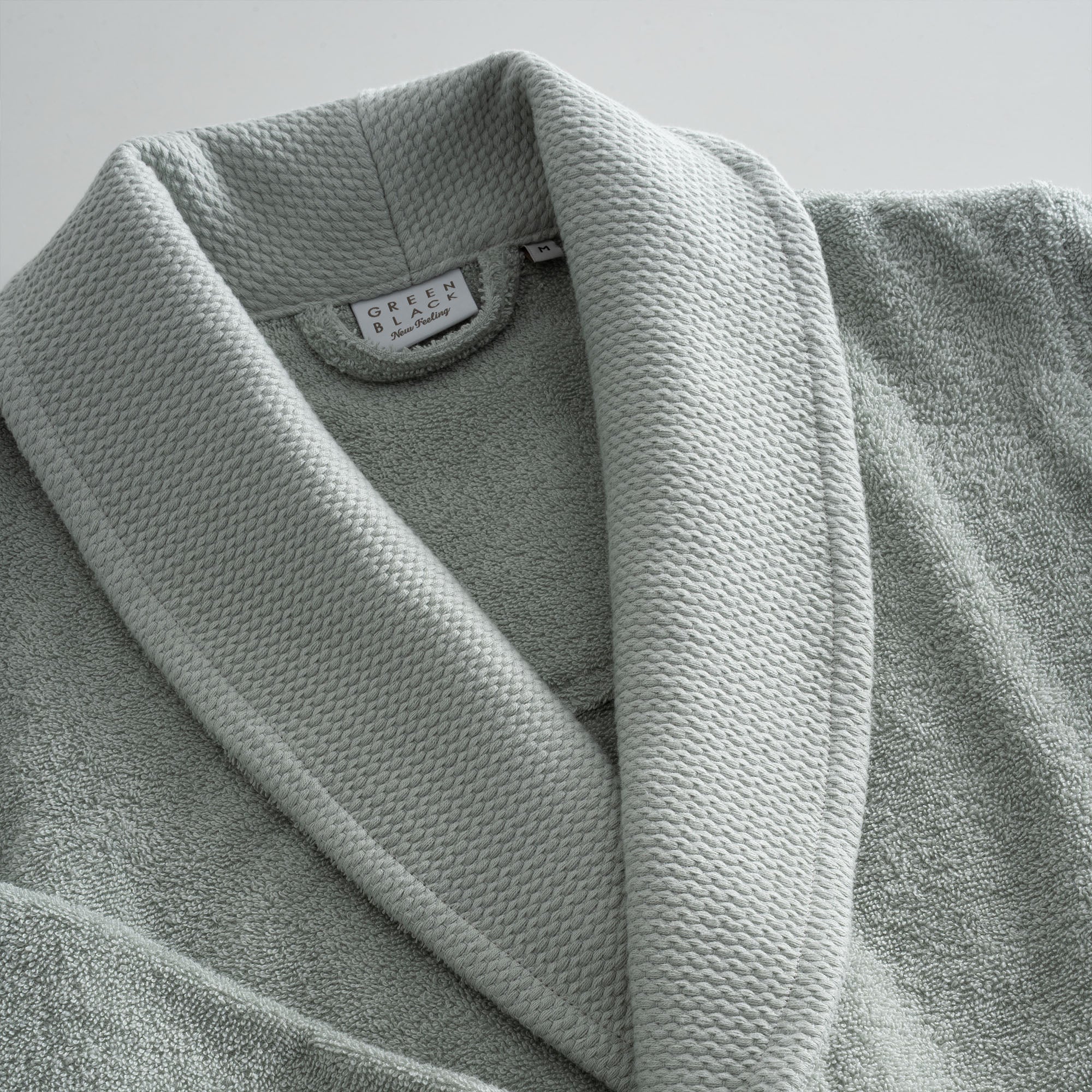 Lara Turkish Cotton Women's Bathrobe Green