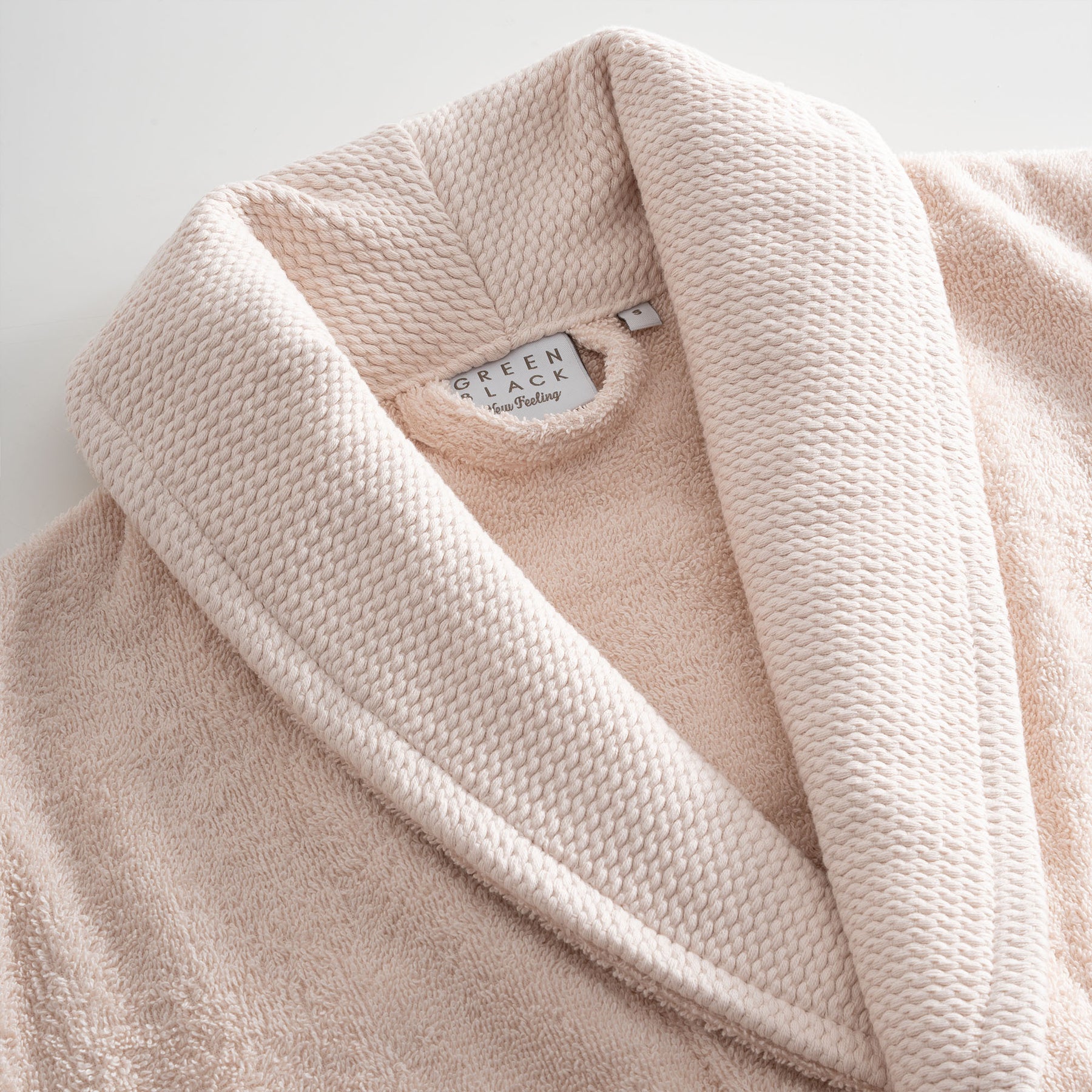 Lara Turkish Cotton Women's Bathrobe Light Salmon