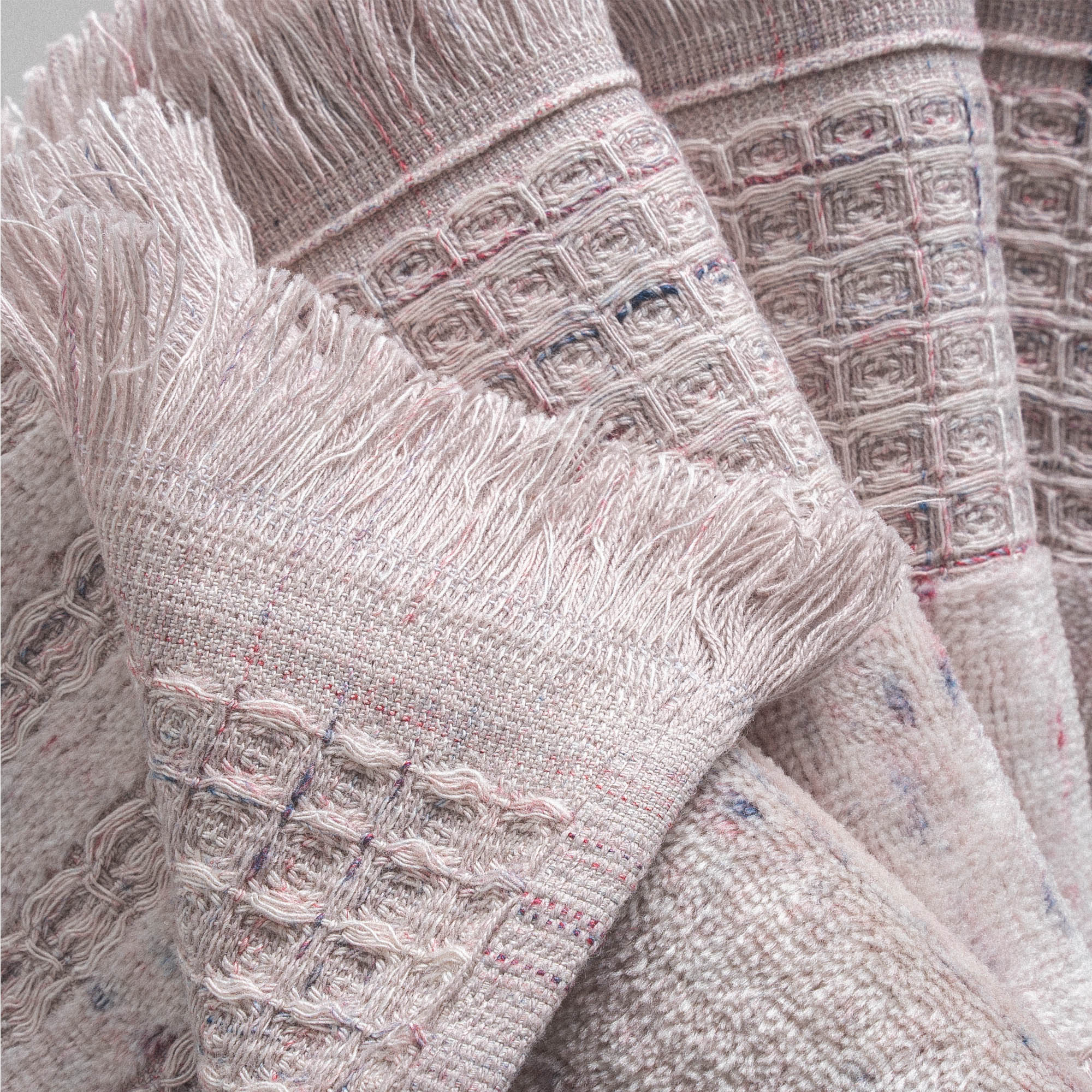 Maia 4-Pack Hand Towel Set 100% Organic Cotton Inject Powder 30x50 Cm