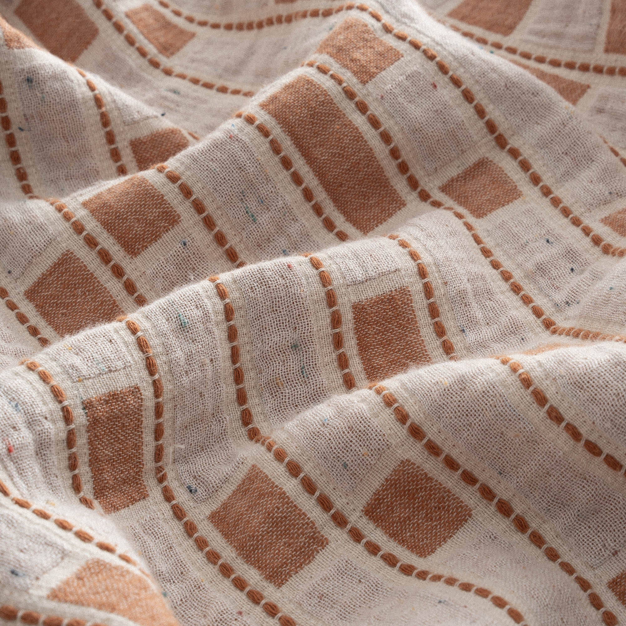 Merisa Organic Cotton Muslin Double Pique Set Terra