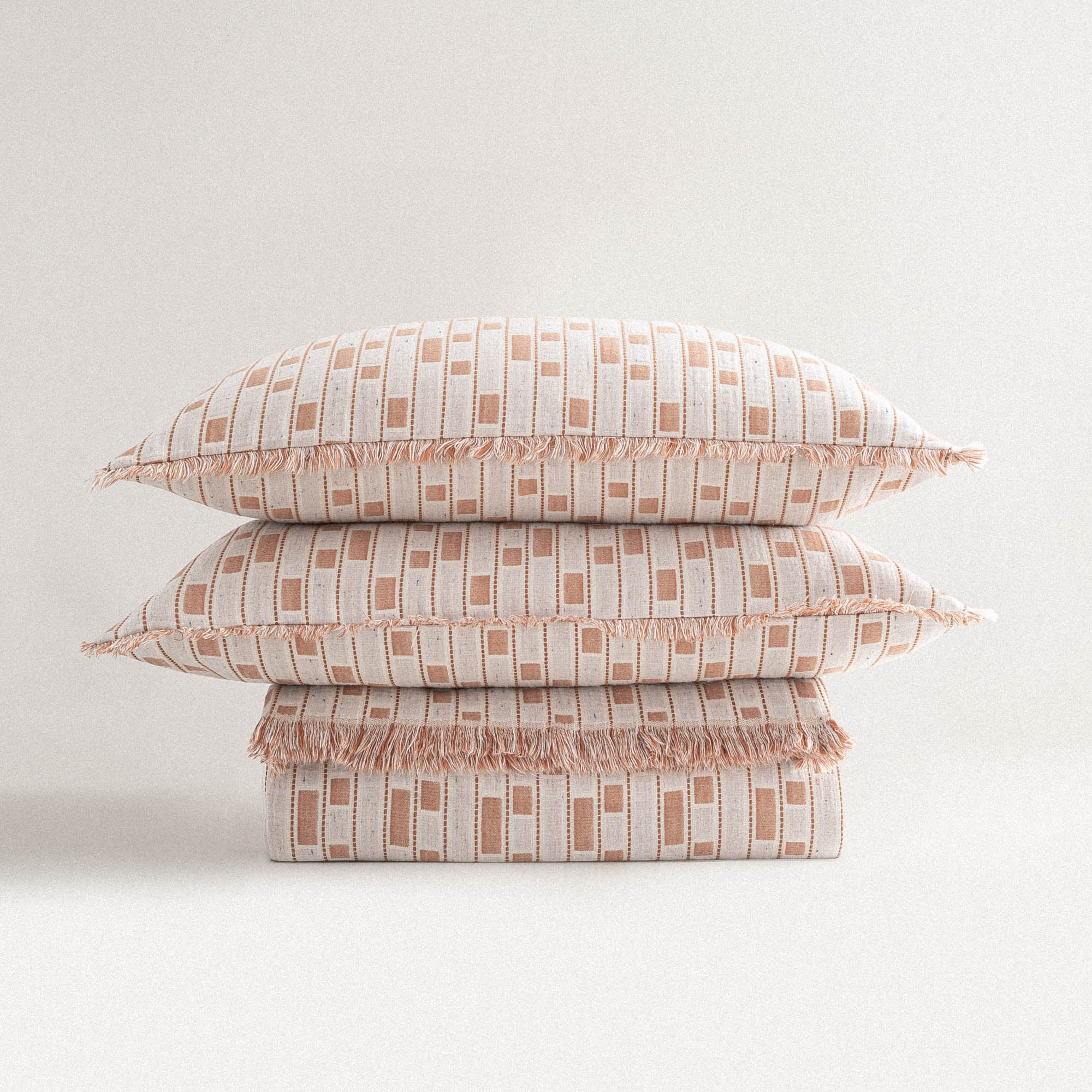 Merisa Organic Cotton Muslin Double Pique Set Terra