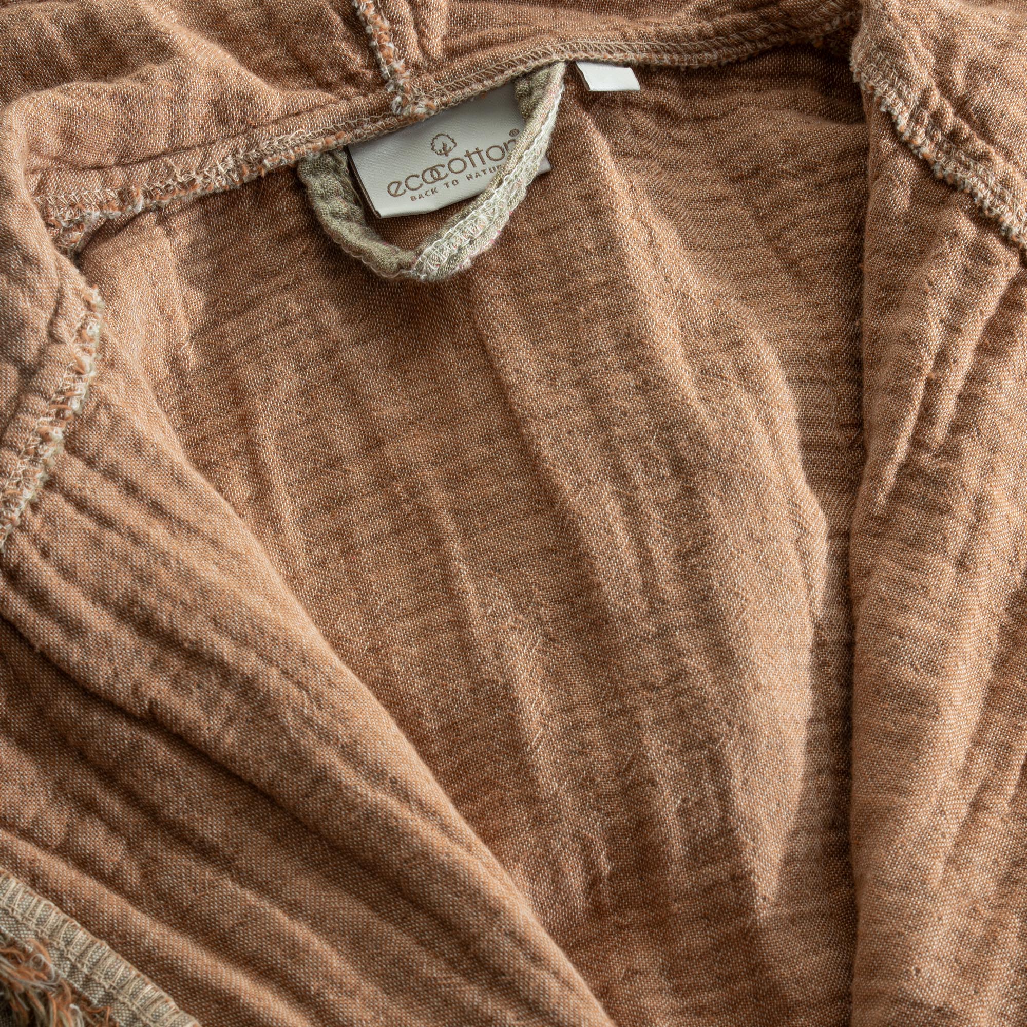Muna Organic Turkish Cotton Women's Bathrobe Inject Green-Terra