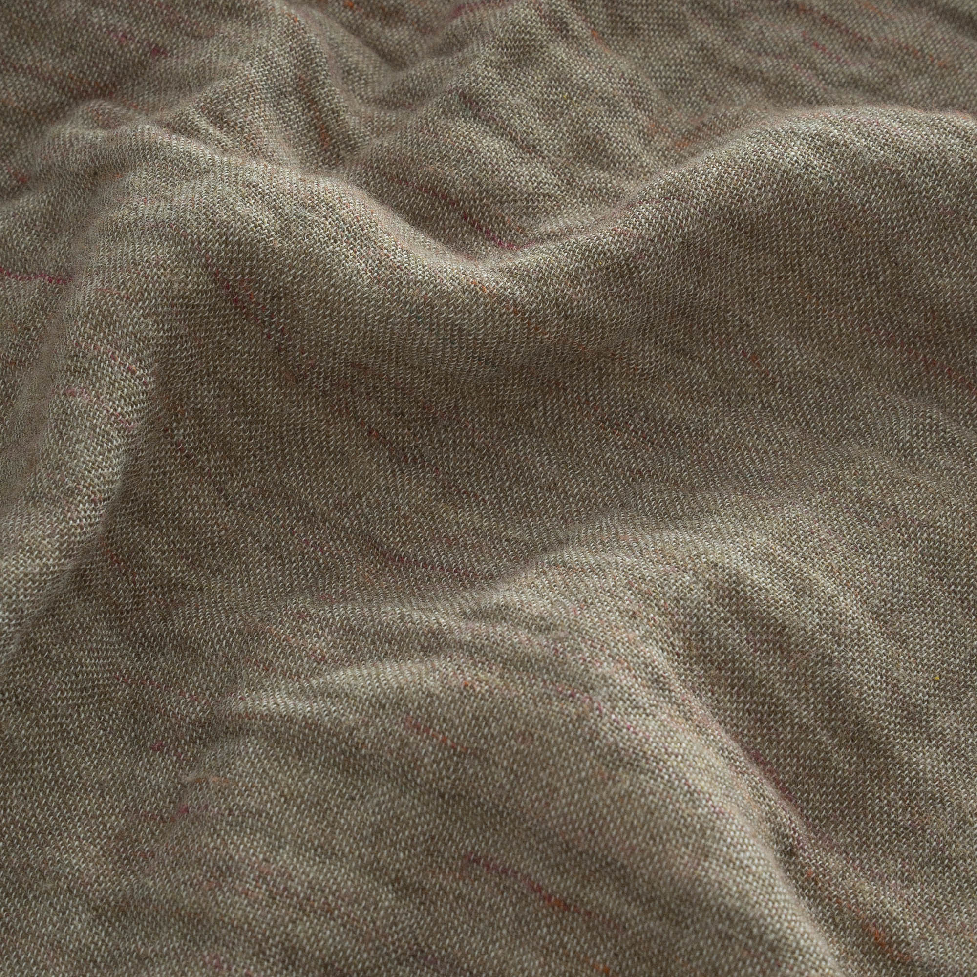 Muna Organic Cotton Single Bedspread Set Inject Green-Cream