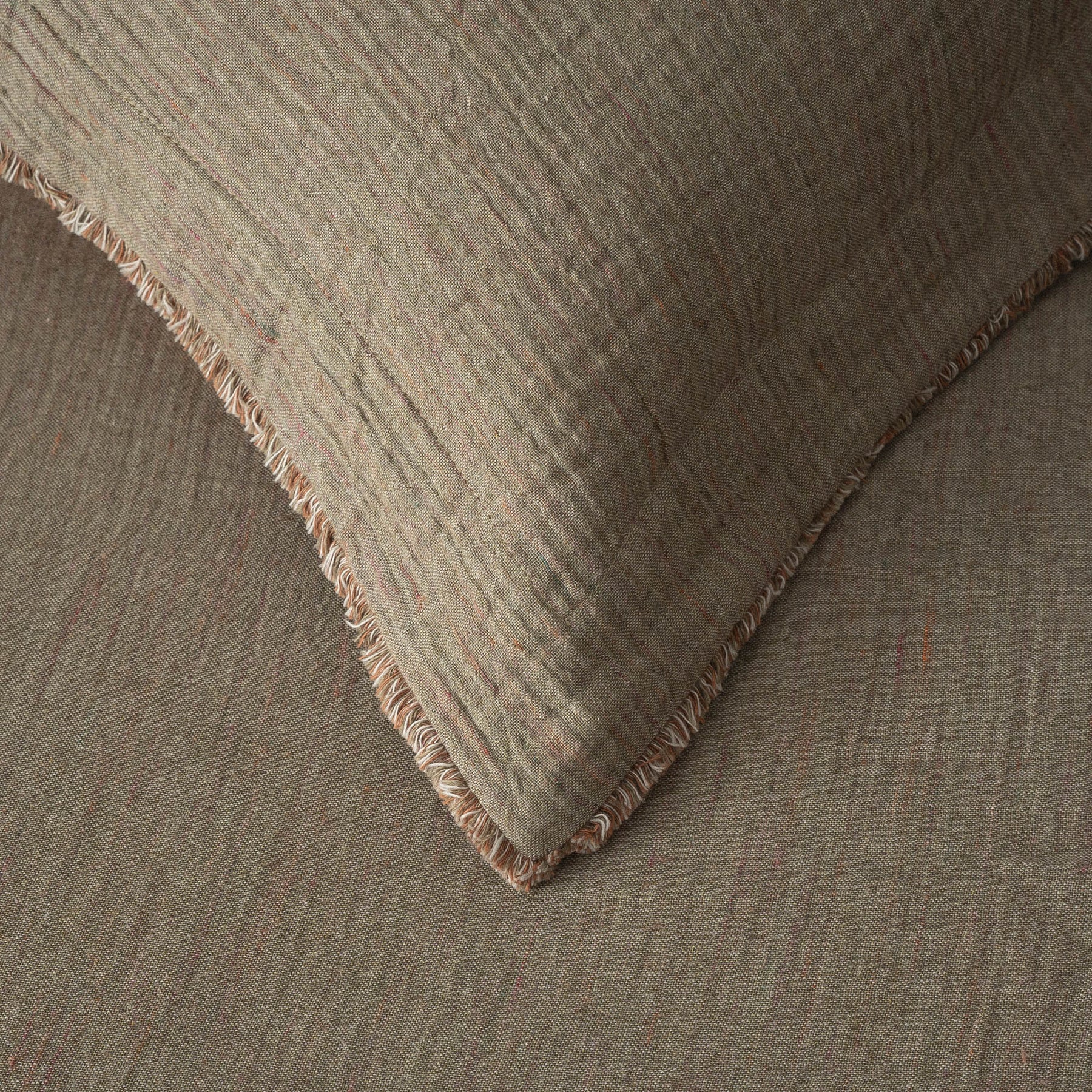 Muna Organic Cotton Single Bedspread Set Inject Green-Terra