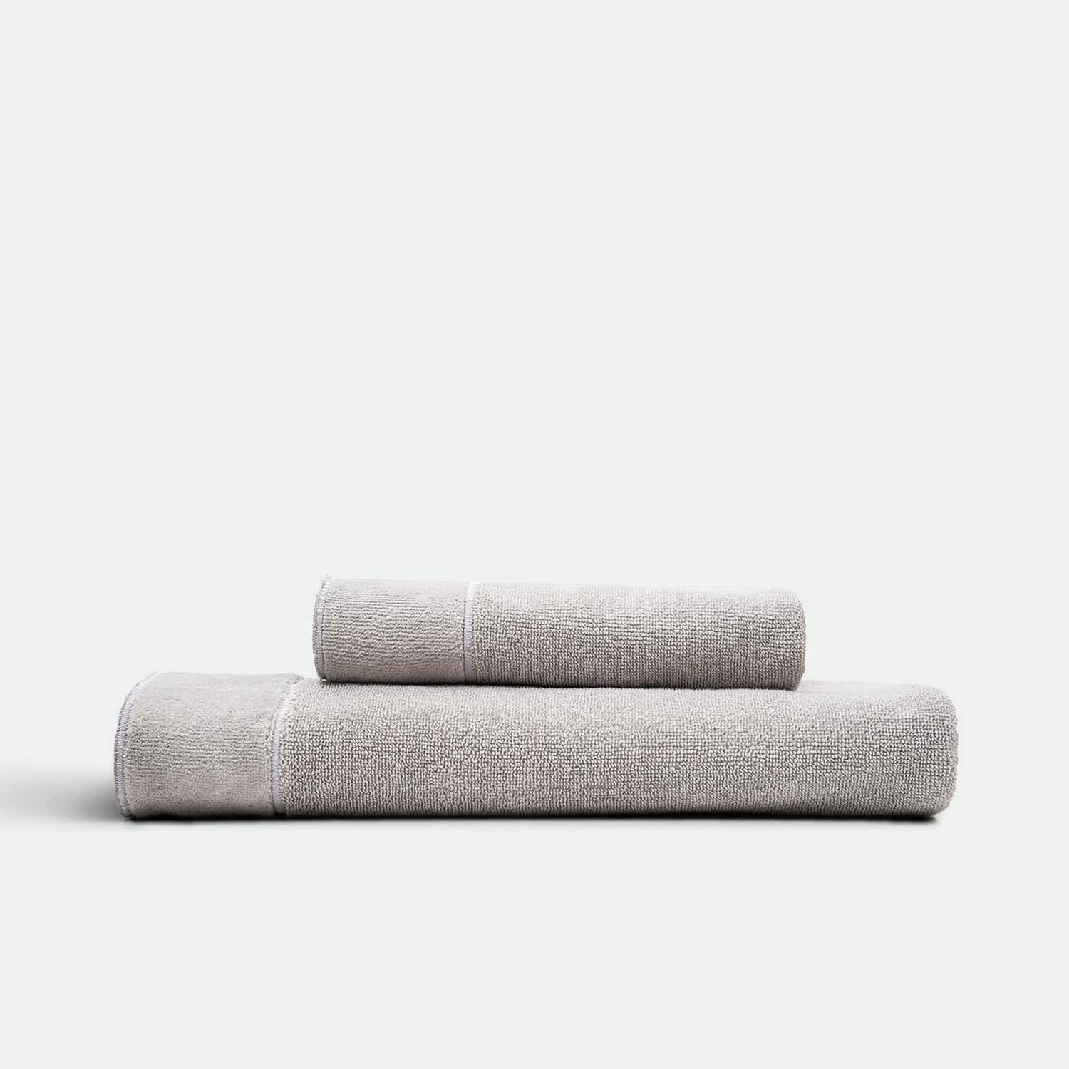 Arven Organic Cotton Men's Bath Towel Set of 2 Gray