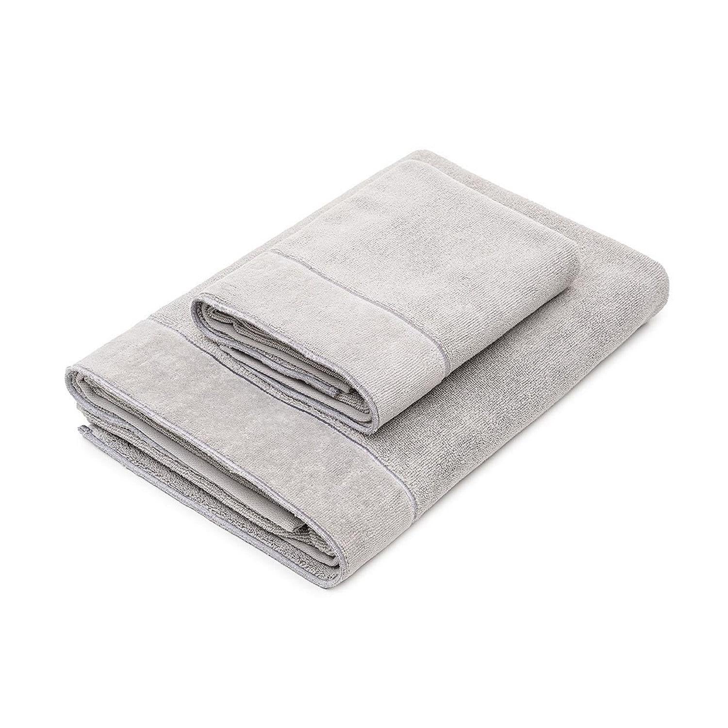 Arven Organic Cotton Men's Bath Towel Set of 2 Gray