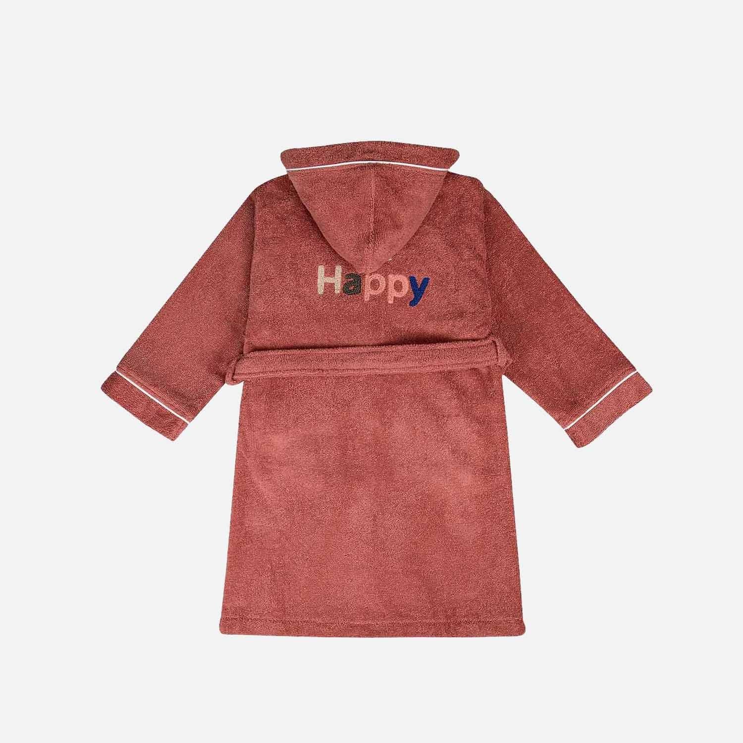 Be Happy Cotton Kids' Bathrobe Terra