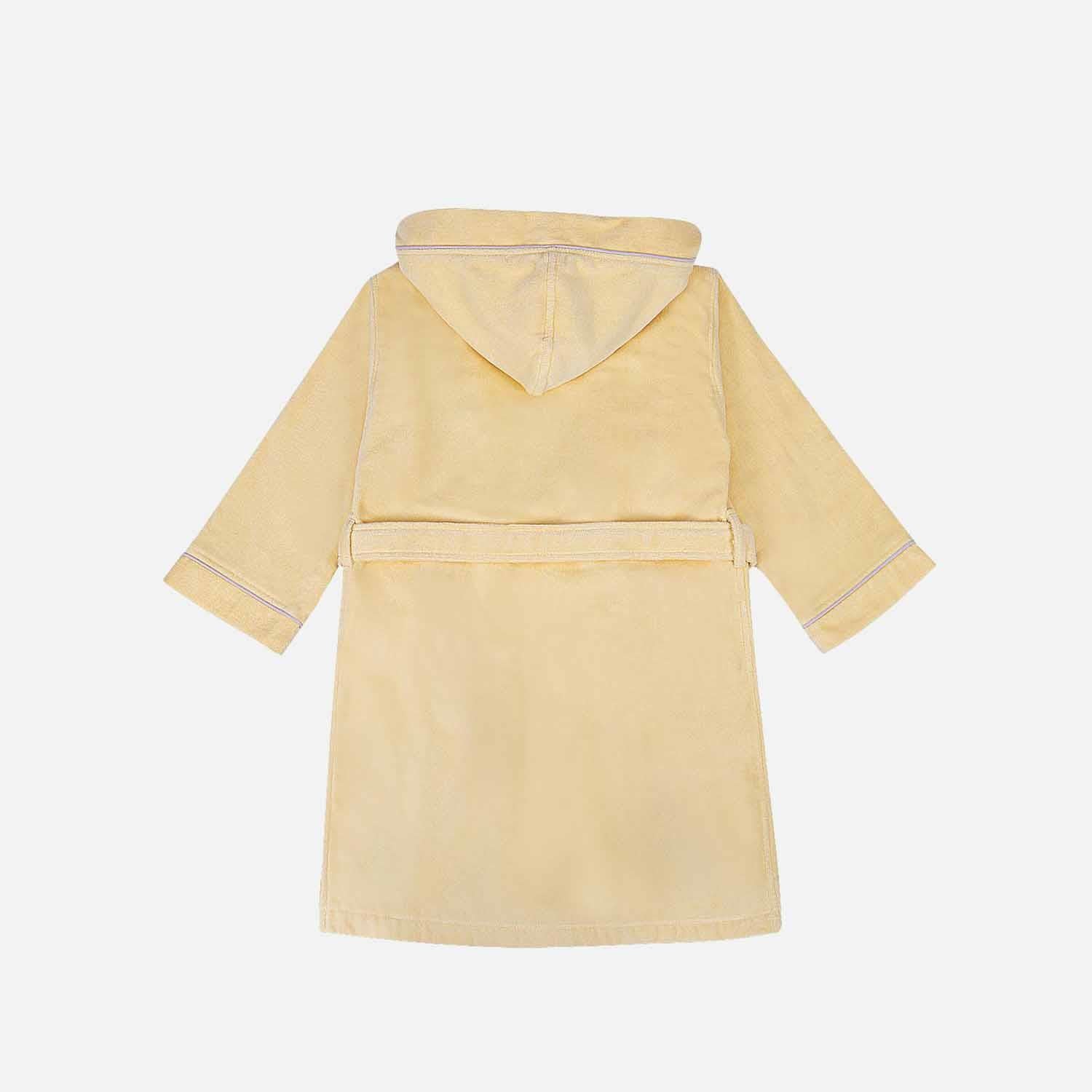 Carnaval Organic Cotton Kids' Bathrobe Yellow