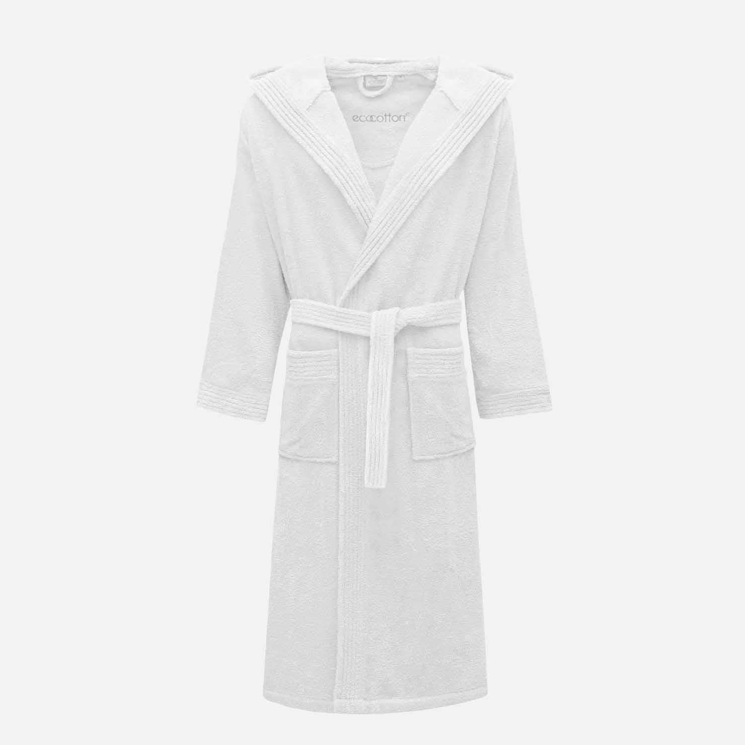 Ecosoft Organic Cotton New Men's Bathrobe Cream