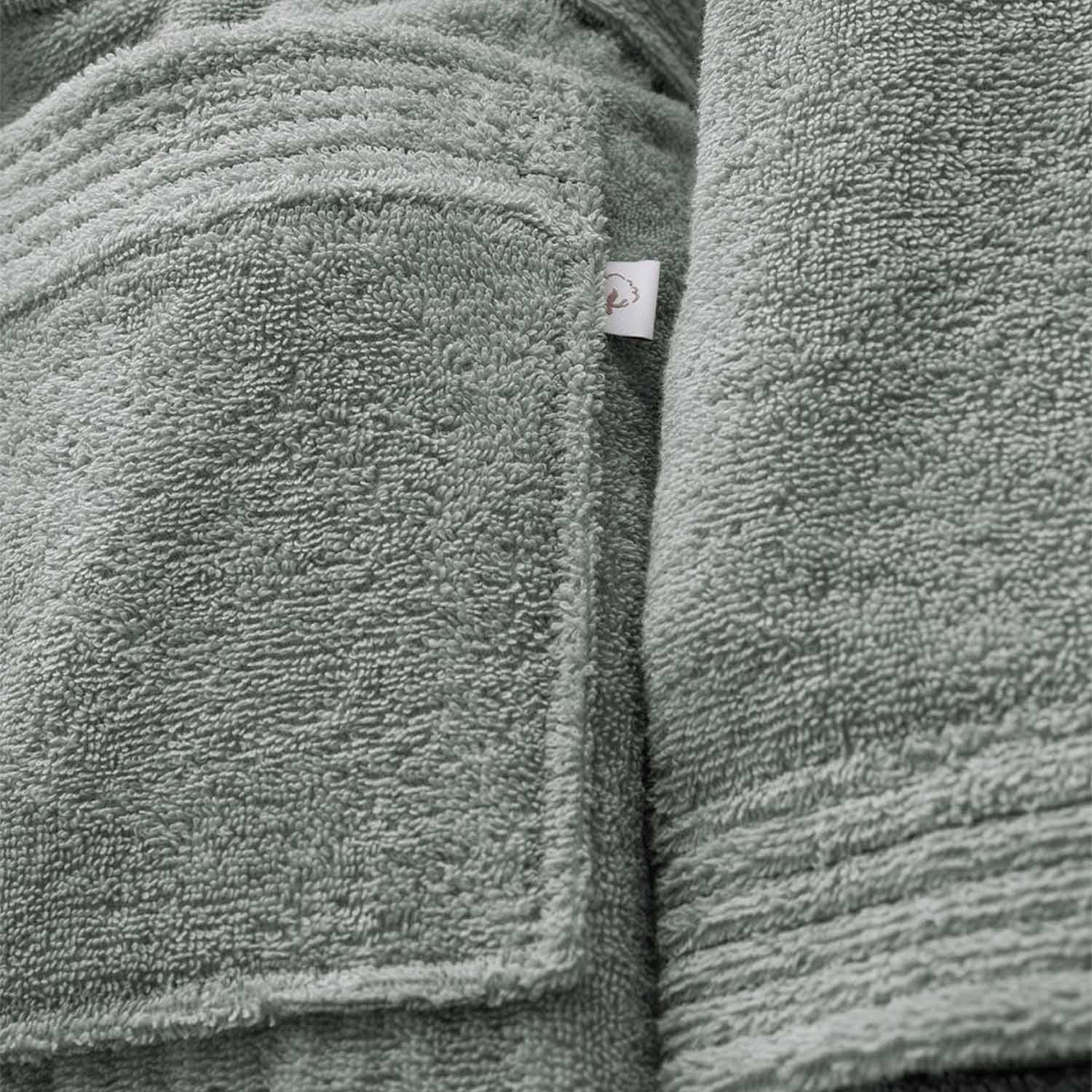 Ecosoft Organic Cotton New Women's Bathrobe Green