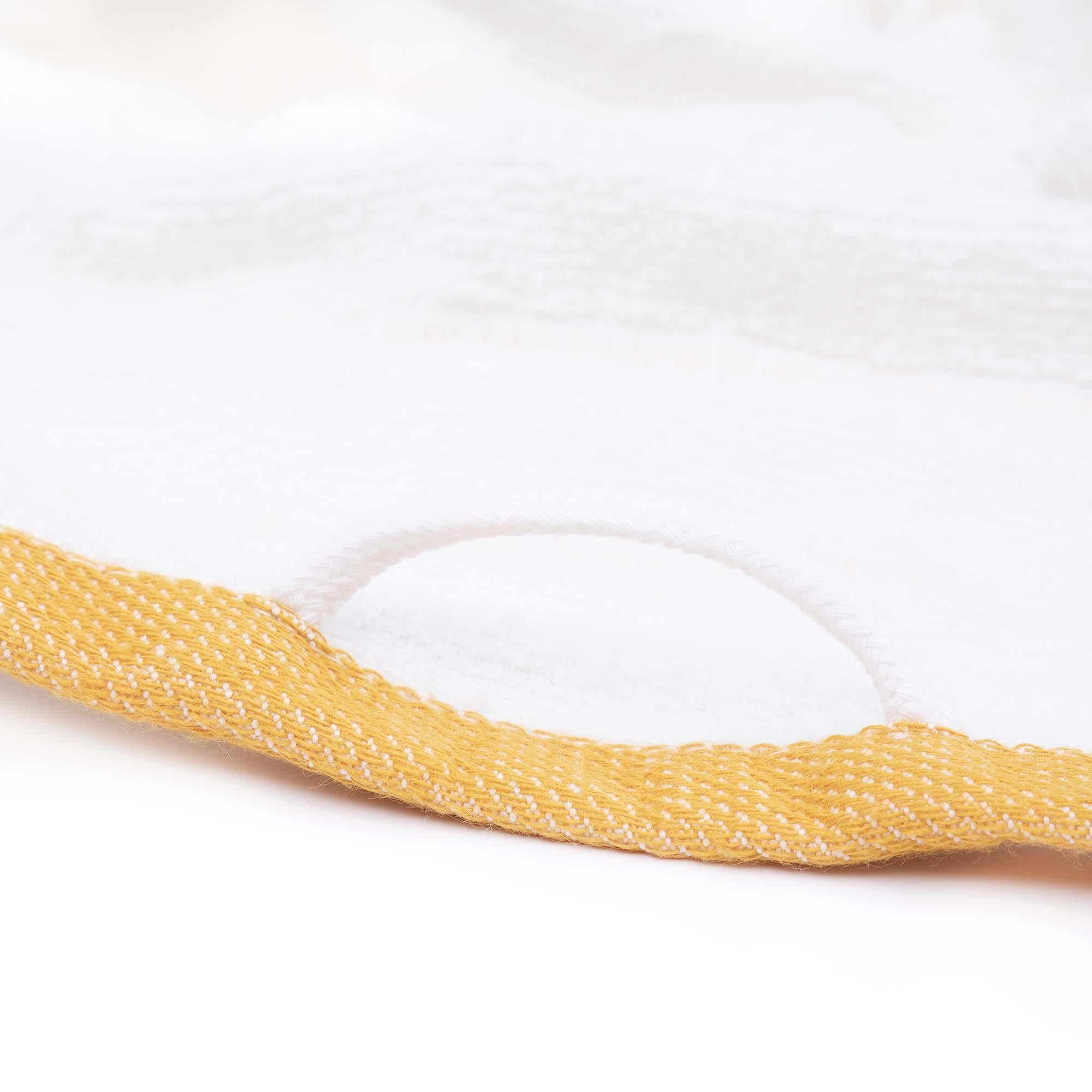 Elis Organic Cotton Kitchen Towel Set of 3 Yellow