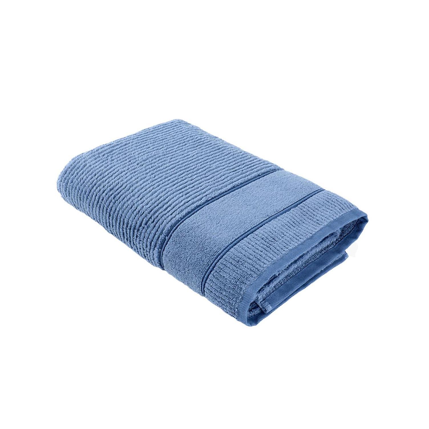 Eliza Cotton Air Twist Bath Towel Blue