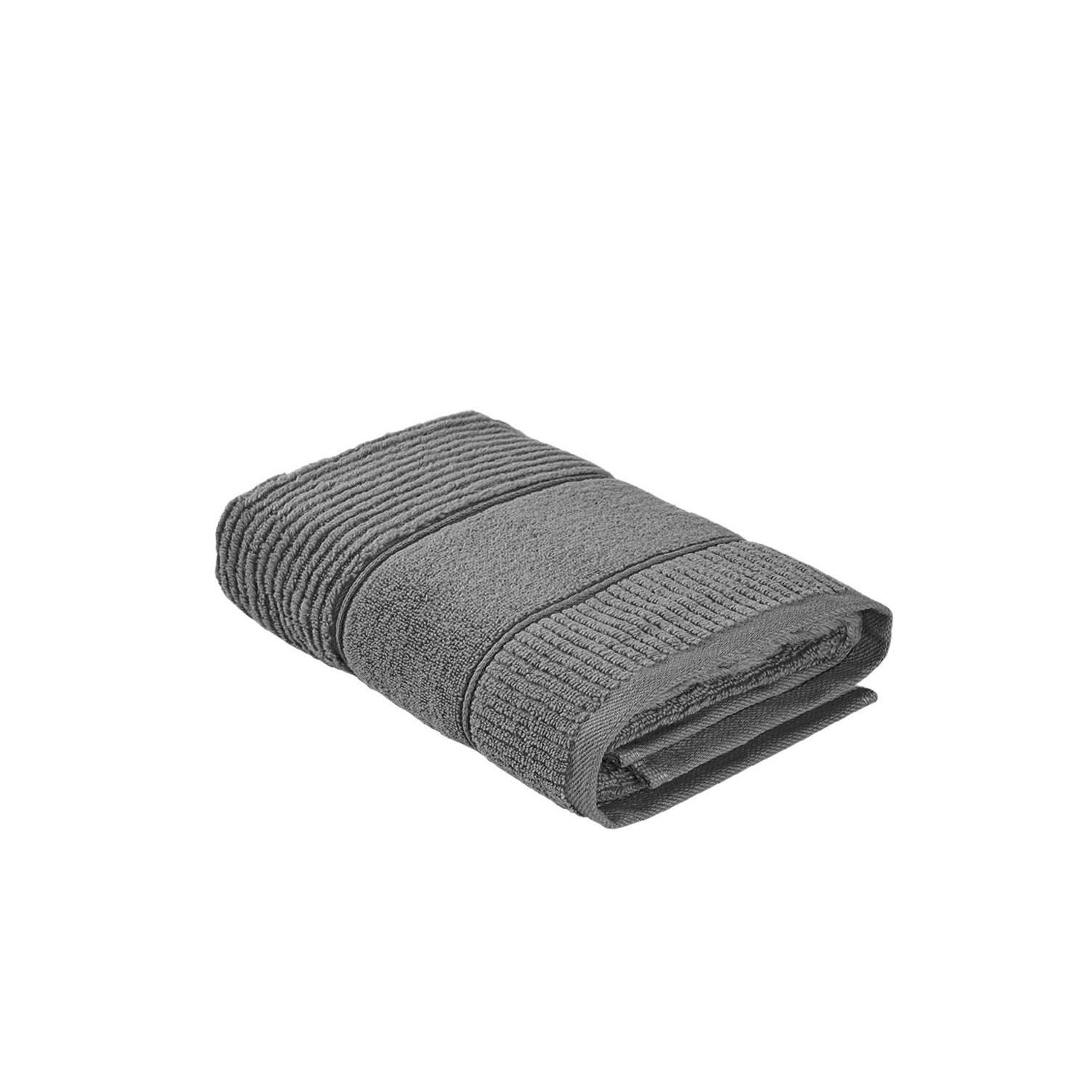 Eliza Cotton Air Twist Hand Towel Anthracite