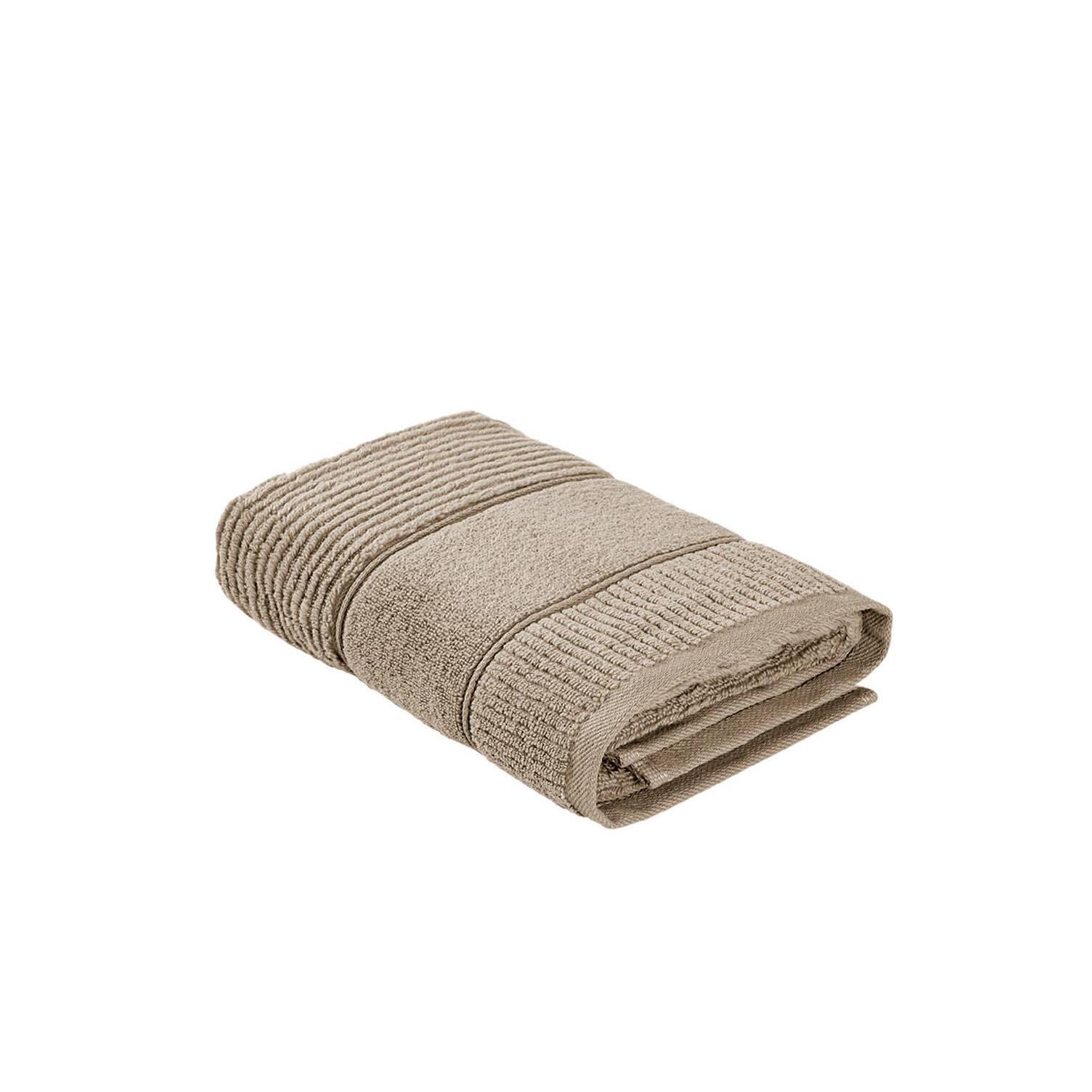 Eliza Cotton Air Twist Hand Towel Beige