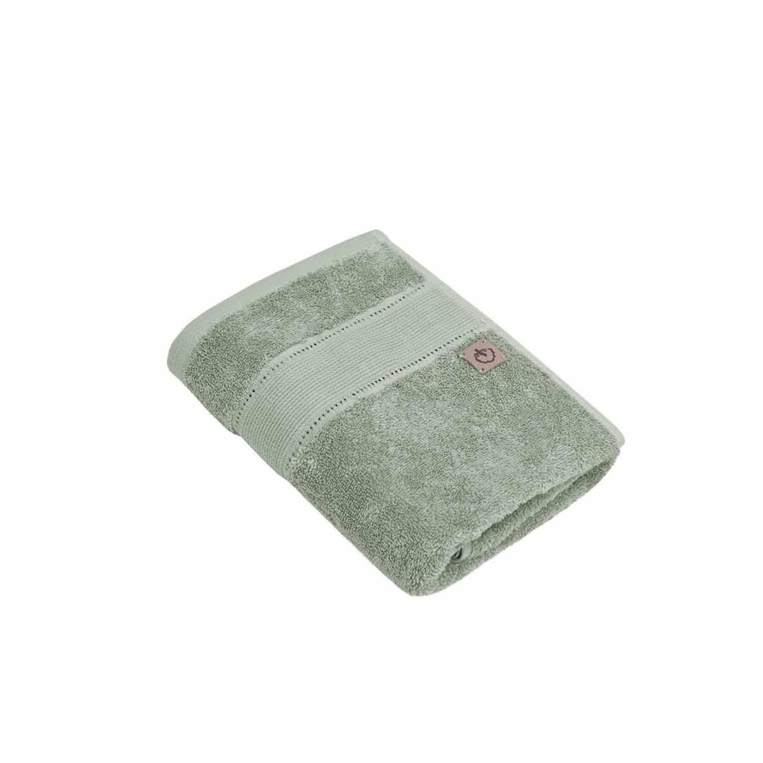 Lida Organic Cotton Hand Towel Green