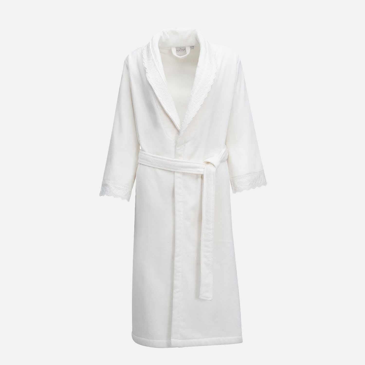 Liva Organic Cotton Women's Bathrobe Cream