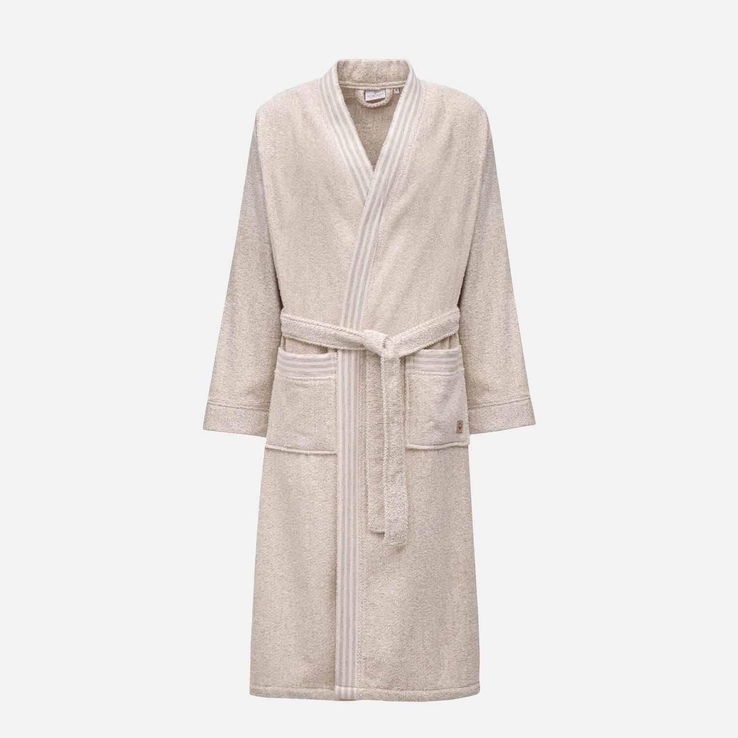 Raisa Organic Cotton Men's Bathrobe Beige