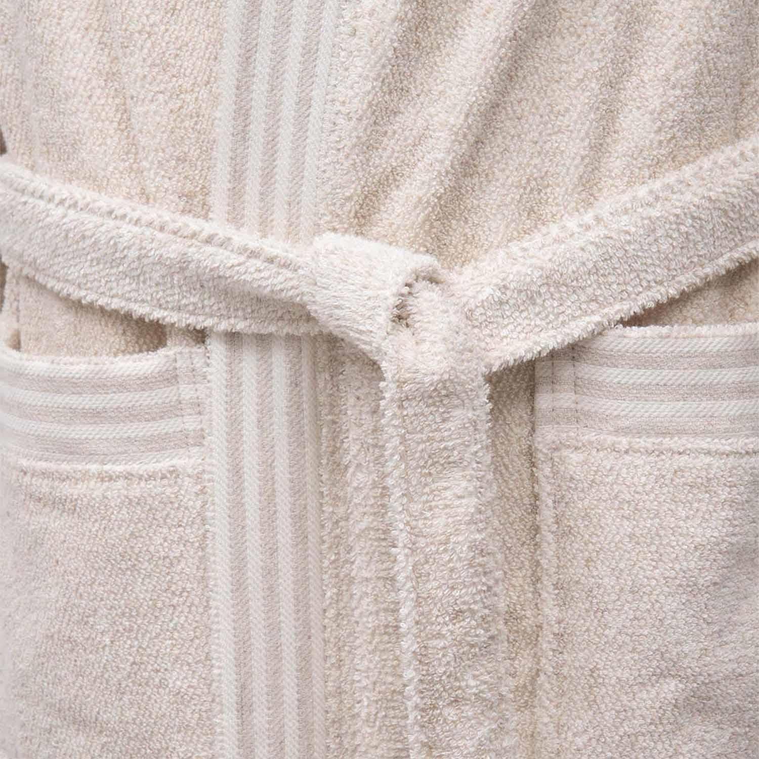 Raisa Organic Cotton Men's Bathrobe Beige