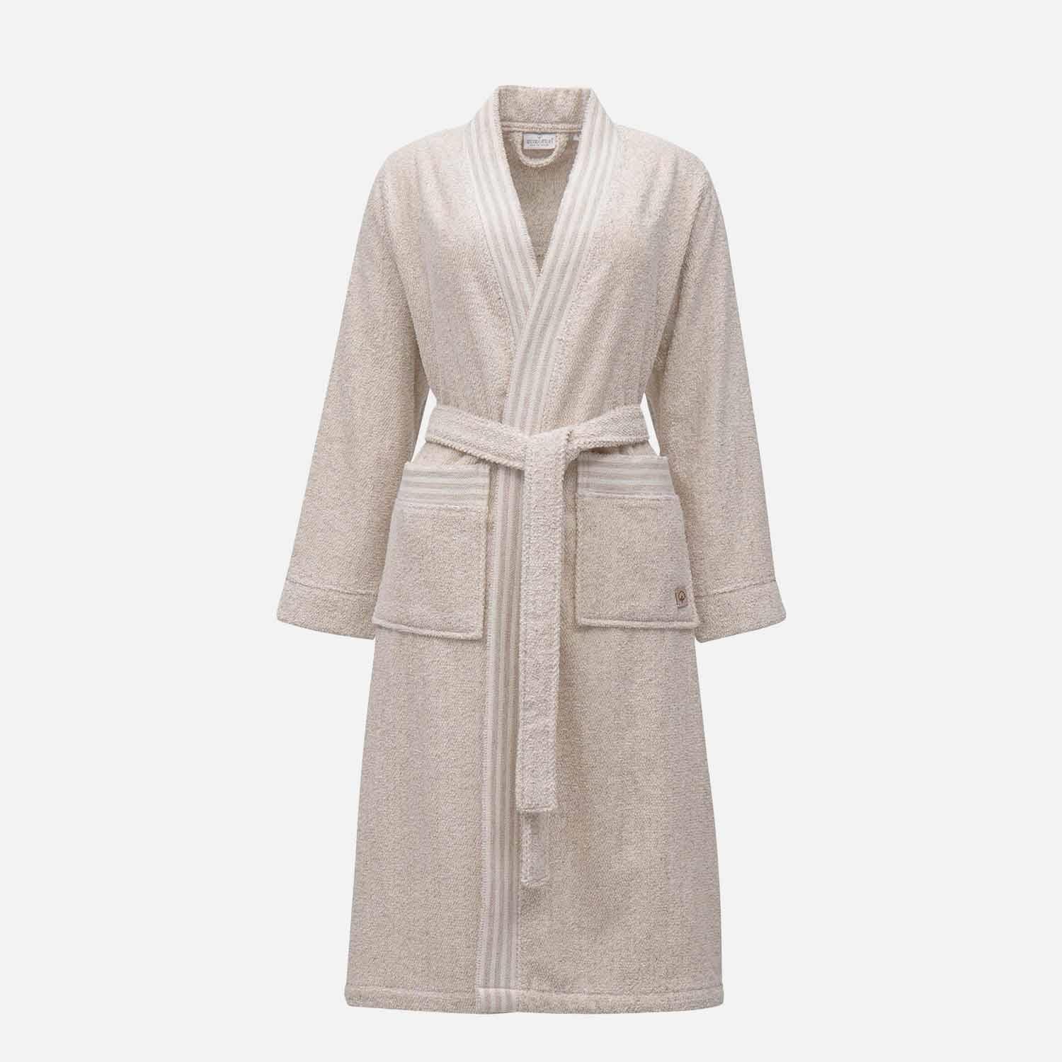 Raisa Organic Cotton Women's Bathrobe Beige