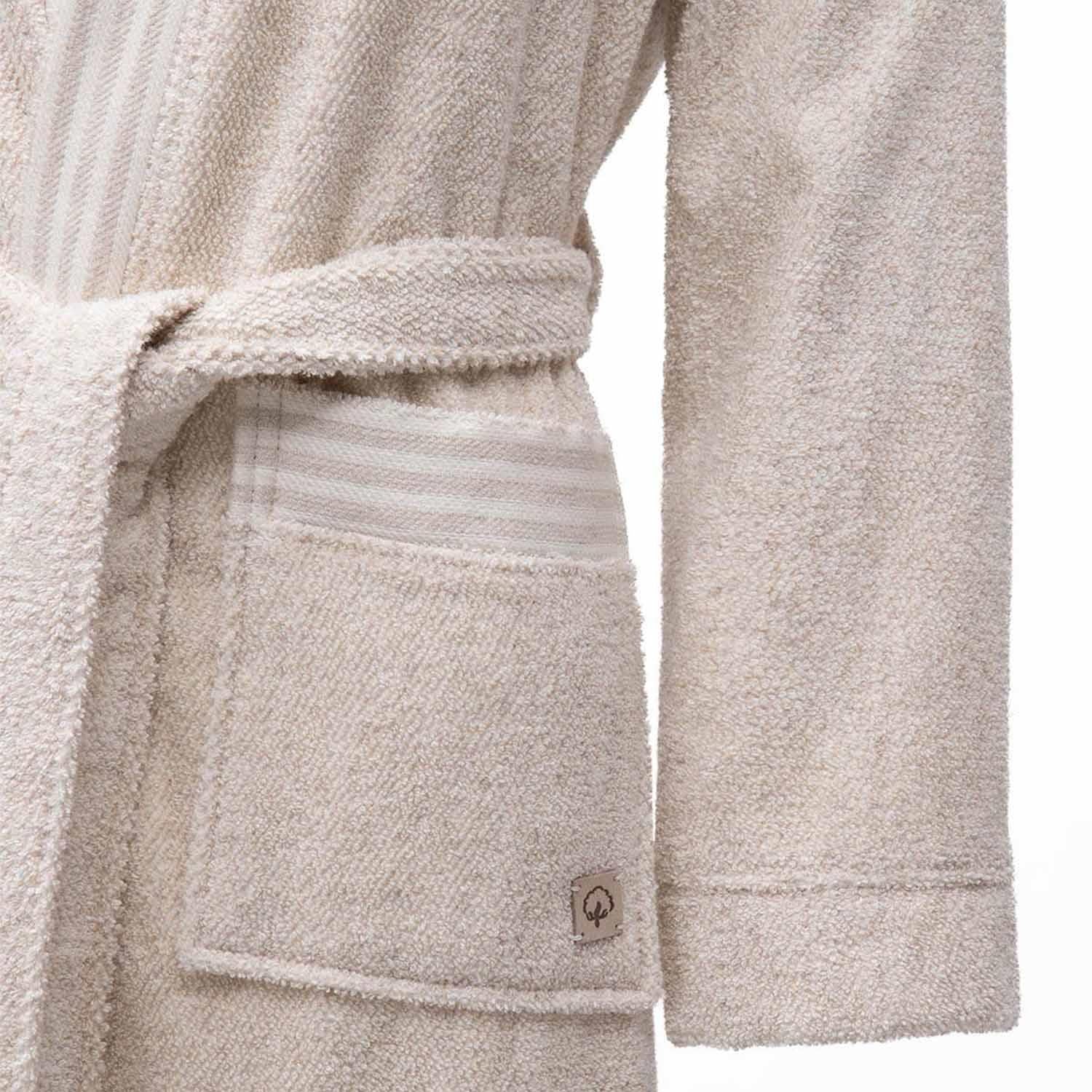 Raisa Organic Cotton Women's Bathrobe Beige