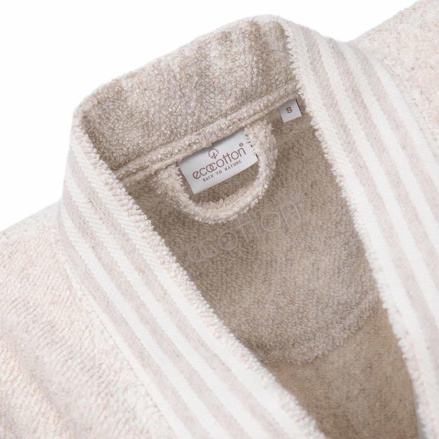 Raisa Organic Cotton Women's Bathrobe Beige