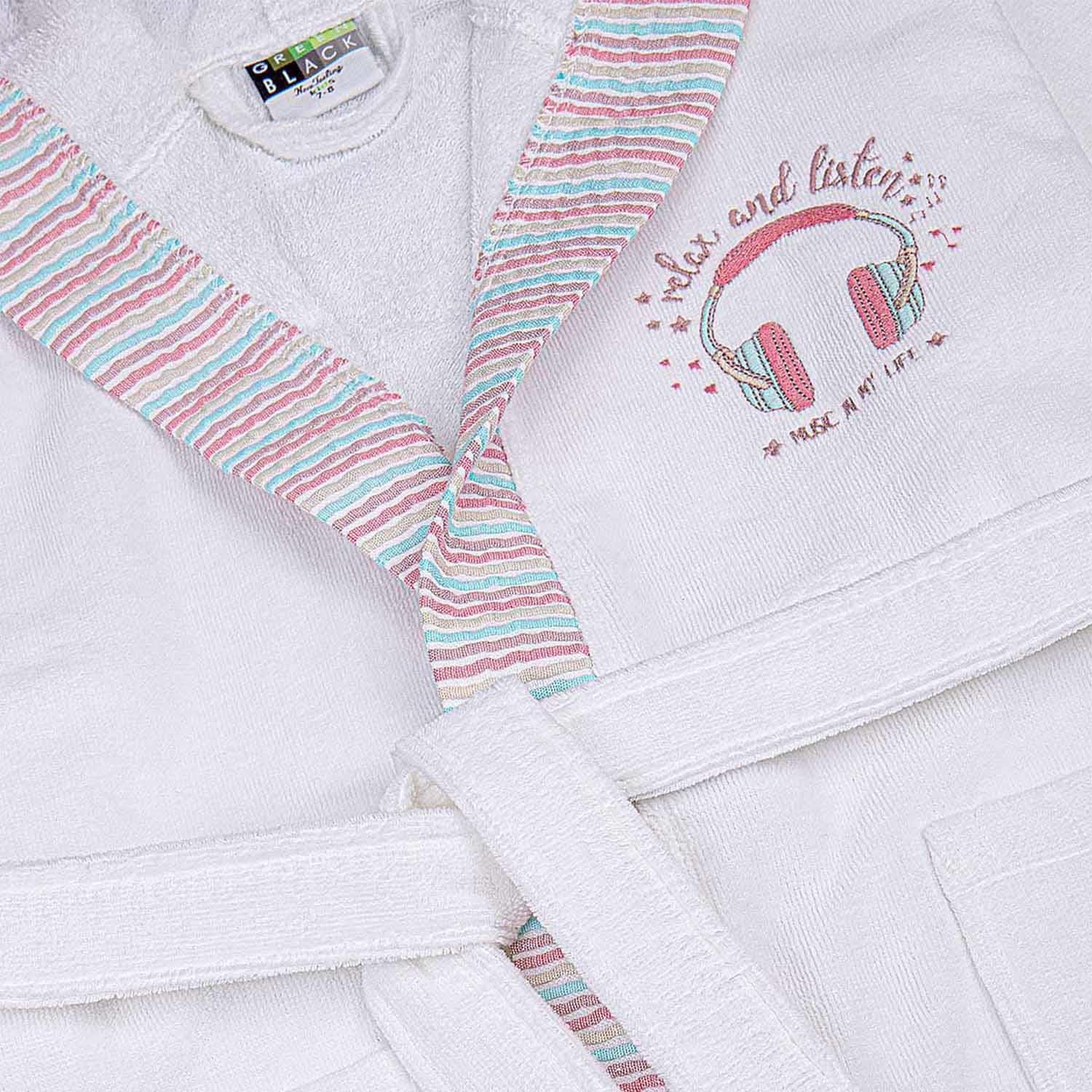 Relax Cotton Kids' Bathrobe White