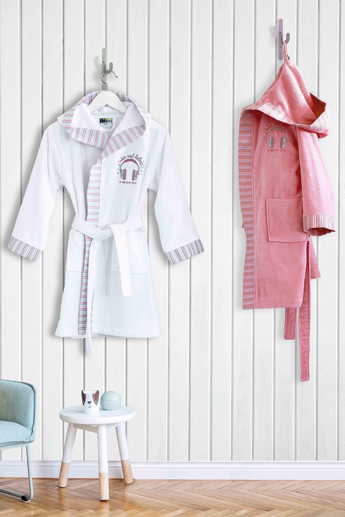 Relax Cotton Kids' Bathrobe White