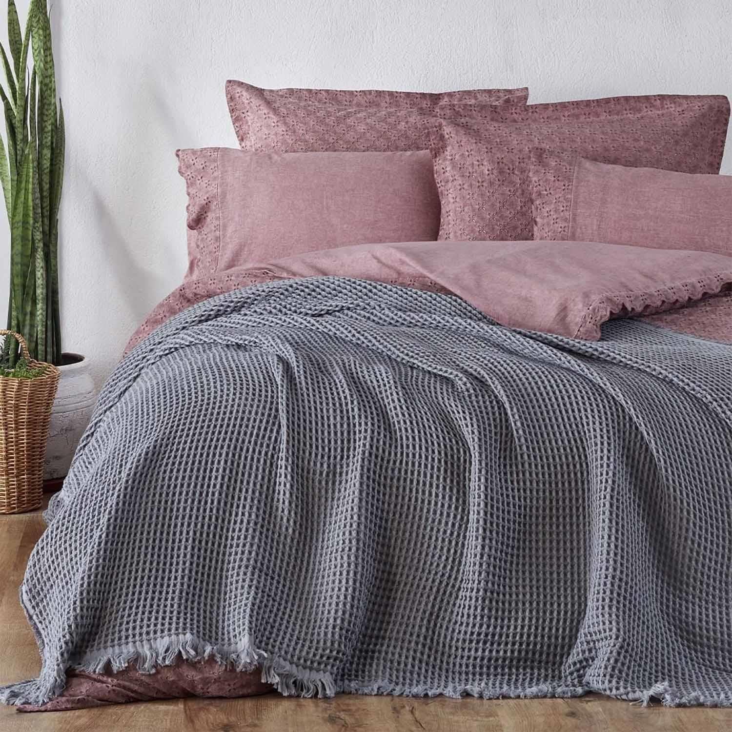 Seren Organic Cotton Double Pique Anthracite