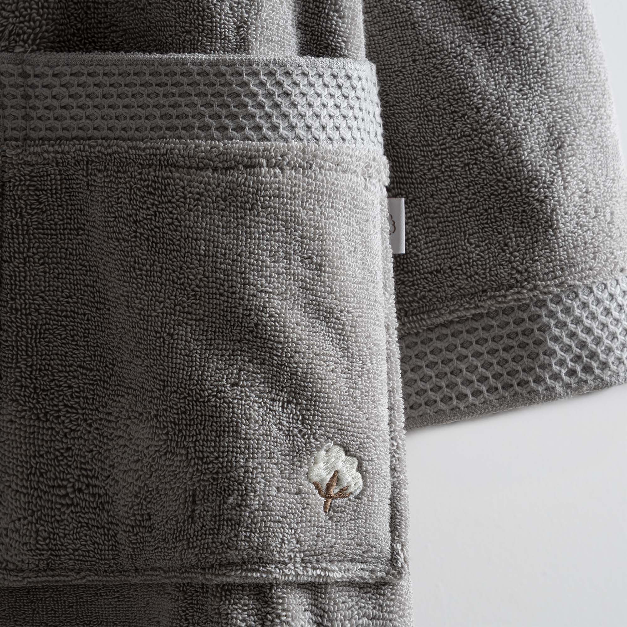Pure Cotton Organic Turkish Cotton Men's Bathrobe Gray