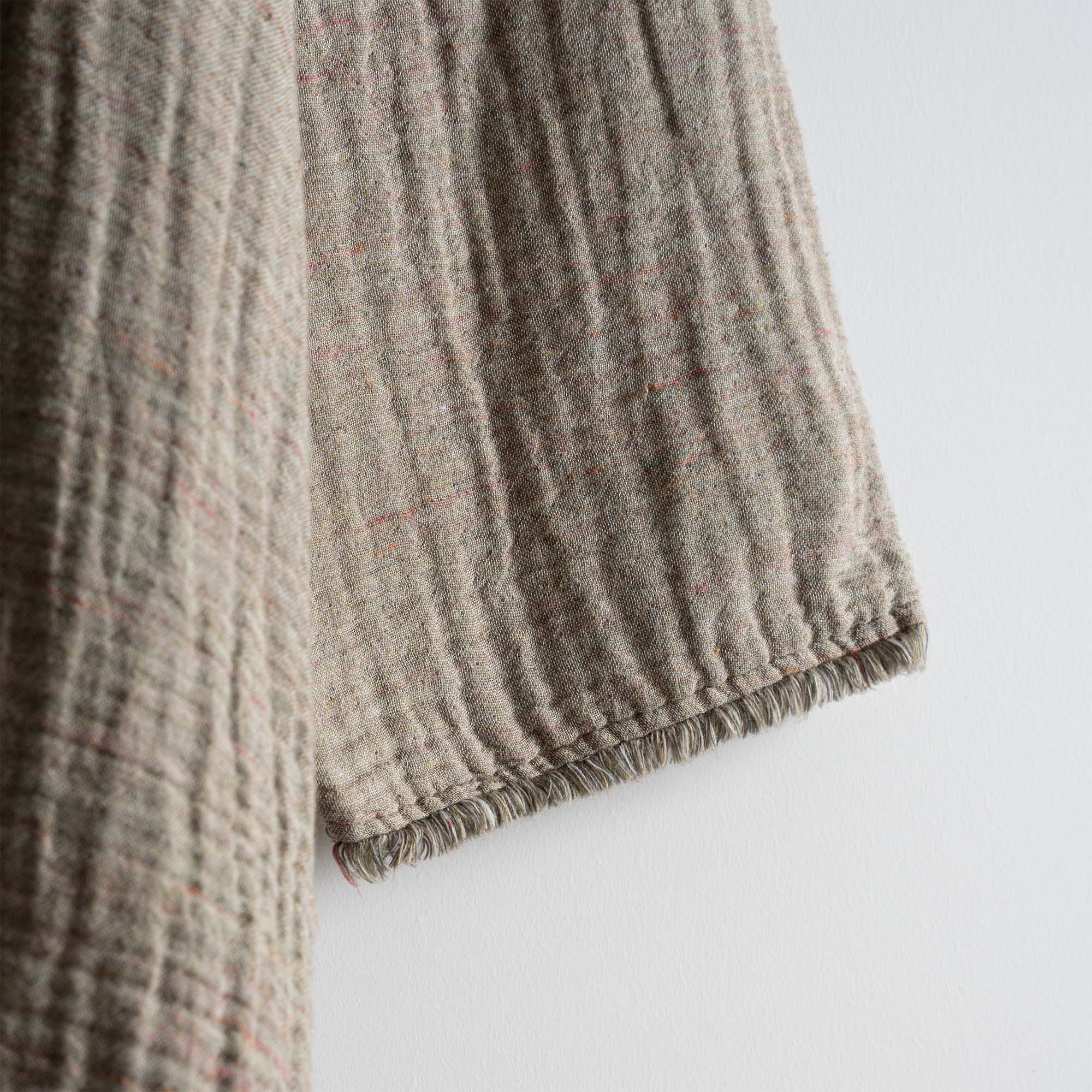 Muna Organic Cotton Inject Women's Bathrobe Green-Dark Green