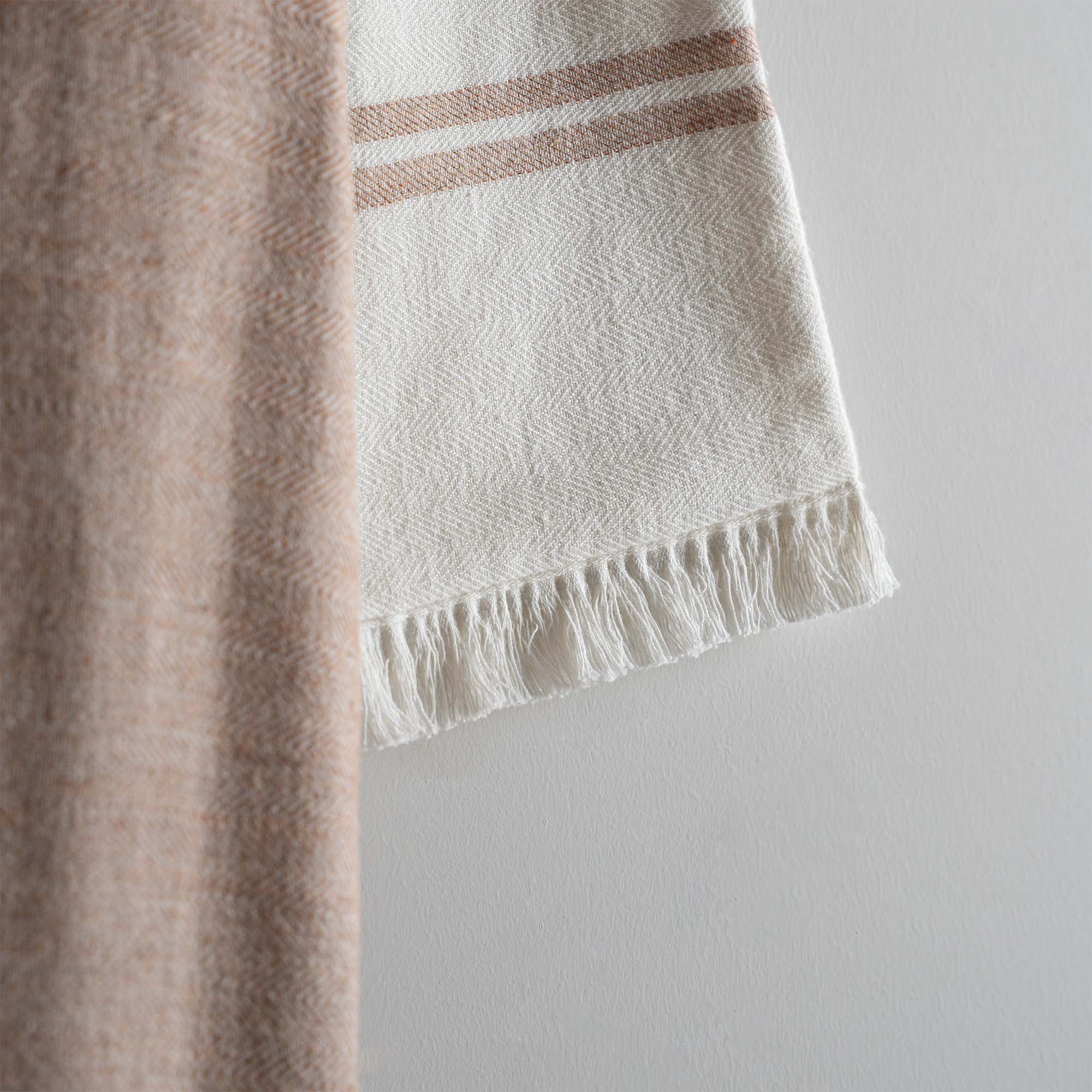 Erva Organic Cotton Linen Women's Bathrobe Terra