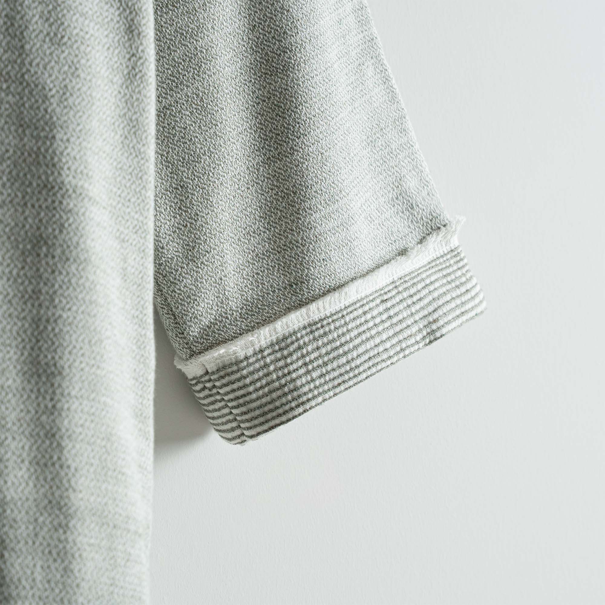 Hasna Organic Cotton Linen Men's Bathrobe Khaki