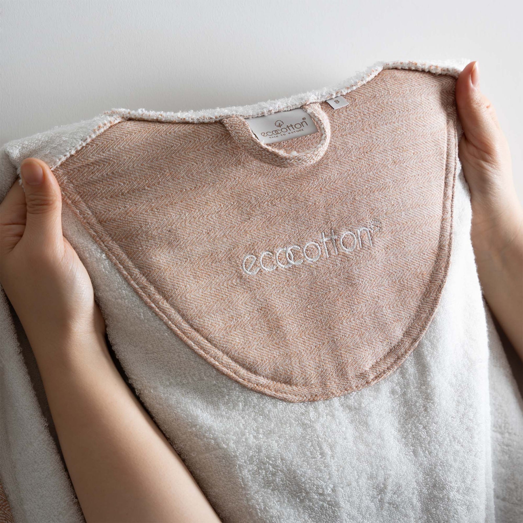 Erva Organic Cotton Linen Women's Bathrobe Terra