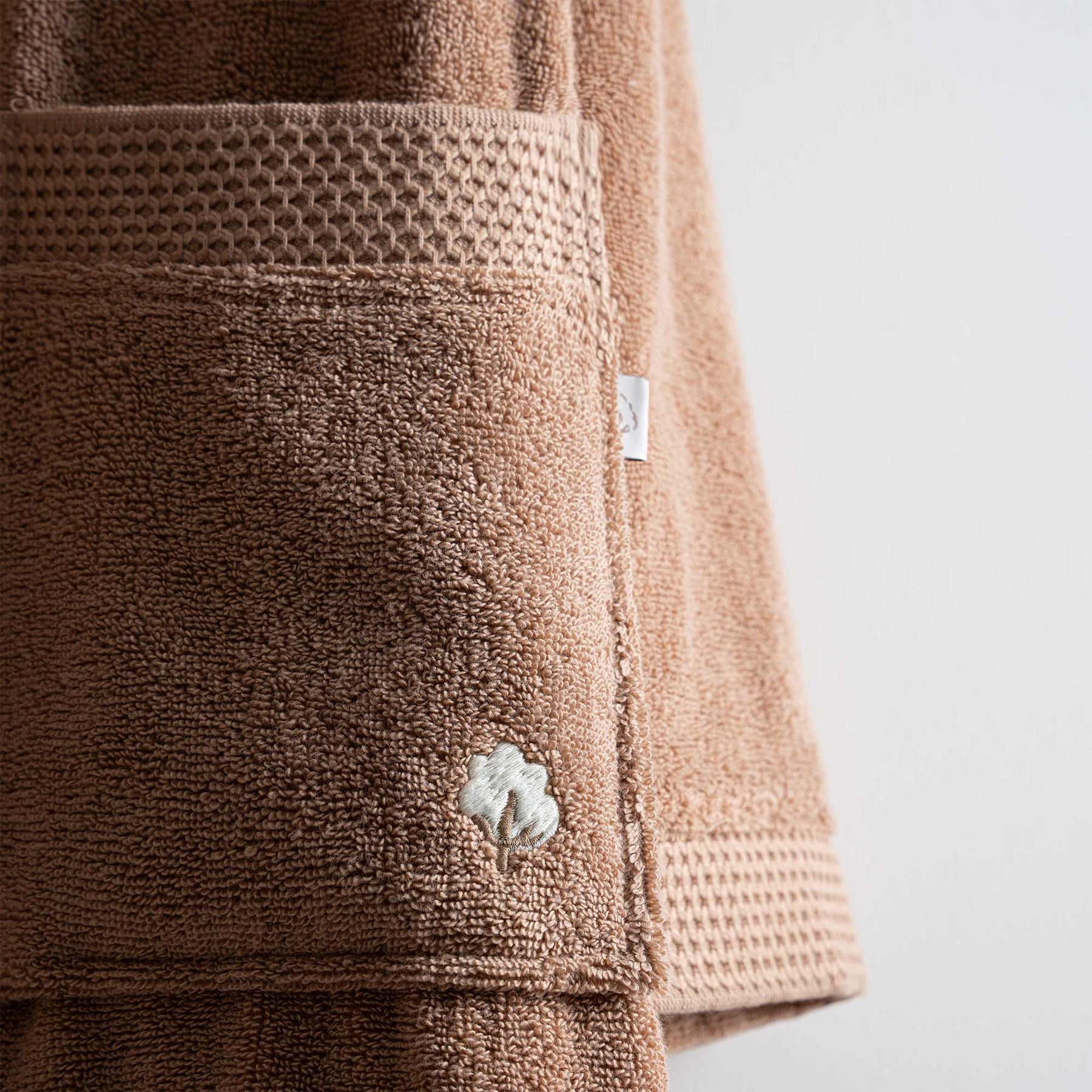 Pure Cotton Organic Turkish Cotton Women's Bathrobe Terra