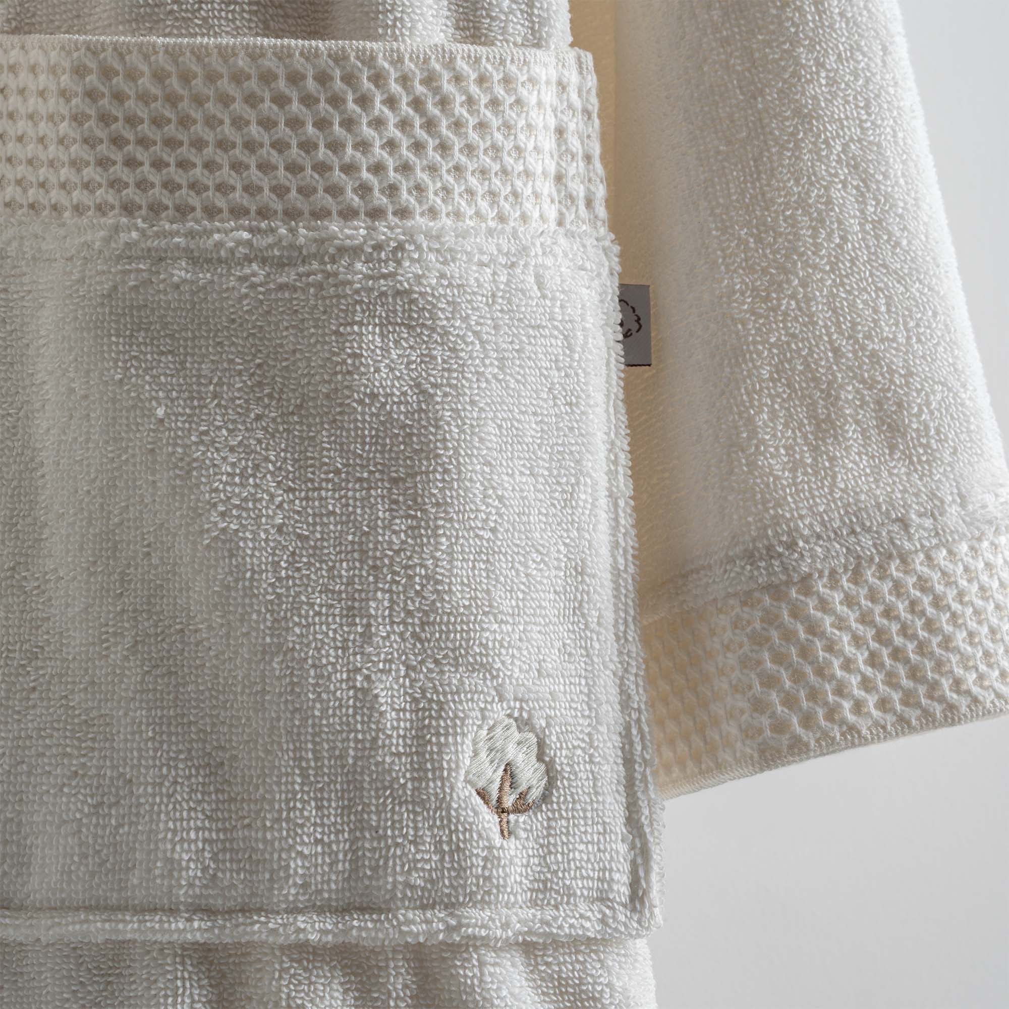 Pure Cotton Organic Cotton Women's Bathrobe Cream